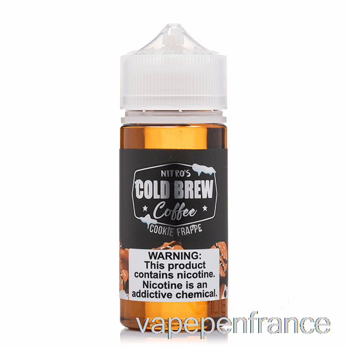 Cookie Frappe - Infusion Froide Nitros - Stylo Vape 100 Ml 6 Mg